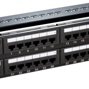 D-Link NPP-C61BLK481 48-Port Cat6 Punch Down Patch Panel