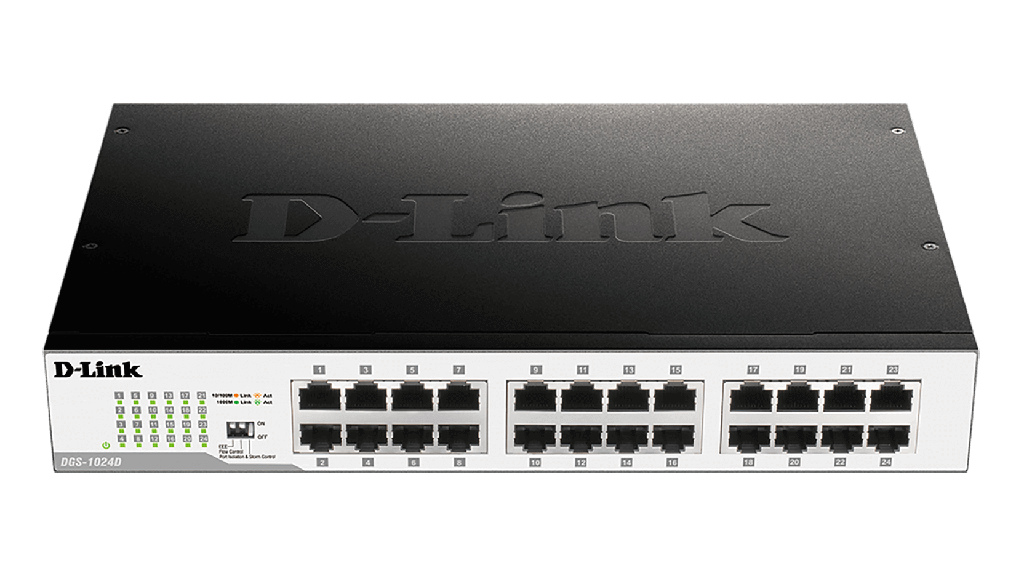 D-Link DGS-1024D 24-Port Gigabit Unmanaged Ethernet Switch