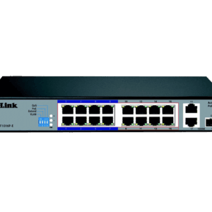 D-Link DES-F1016P-E 16-Port PoE+ Surveillance Switch 250m