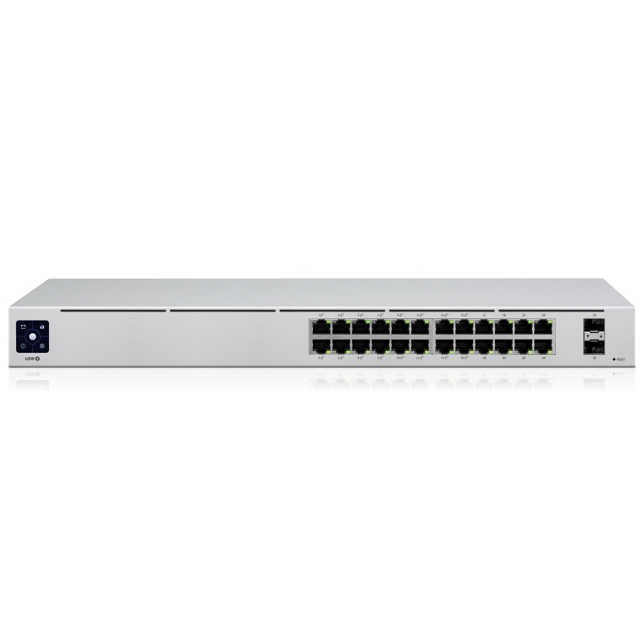 Ubiquiti UniFi USW-PRO-24-POE 24-Port PoE+ Switch with SFP+