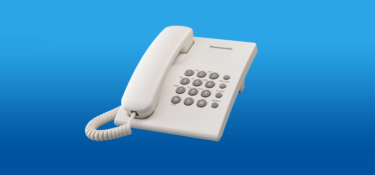 Panasonic Single Line Corded Telephone (KX-TS500)