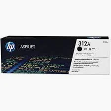 HP 312A Black Original LaserJet Toner Cartridge (CF380A)