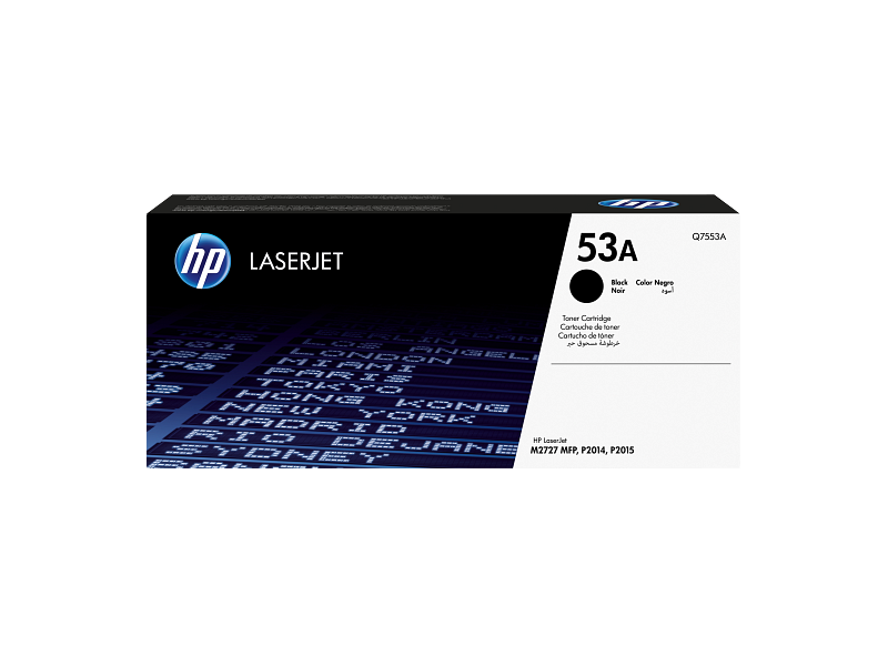 HP 53A Black Original LaserJet Toner Cartridge (Q7553A)