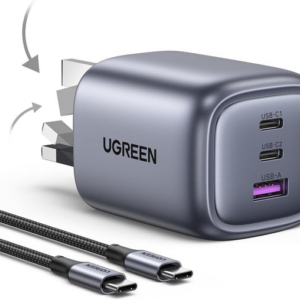 UGREEN Nexode Pro 65W 3-Port GaN Fast Charger Set UK