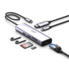 Ugreen 7 In 1 Hub Multifunction Adapter , Usb-c To Usb 3.0 (2 Ports) + Hdmi + Gigabit Ethernet + Sd & Tf Card Reader-