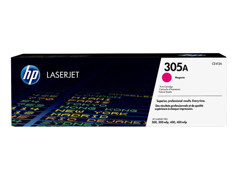 HP 305A Magenta Original LaserJet Toner Cartridge (CE413A)