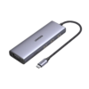 "Ugreen 9-in-1 USB-C Multifunction Adapter - CM498 USB-C to USB 3.0 (3 Ports) + 4K HDMI + VGA + Gigabit Ethernet + SD & TF Card Reader "