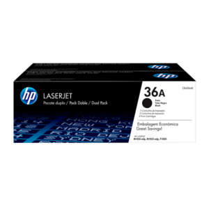 HP 36A Black Original LaserJet Toner Cartridge (CB436A)