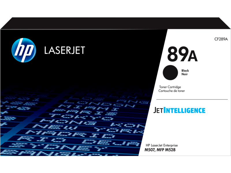 HP 89A Black Original LaserJet Toner Cartridge (CF289A)