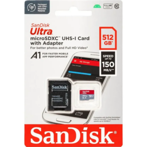 SanDisk Ultra SD Card 150MB/s 512gb