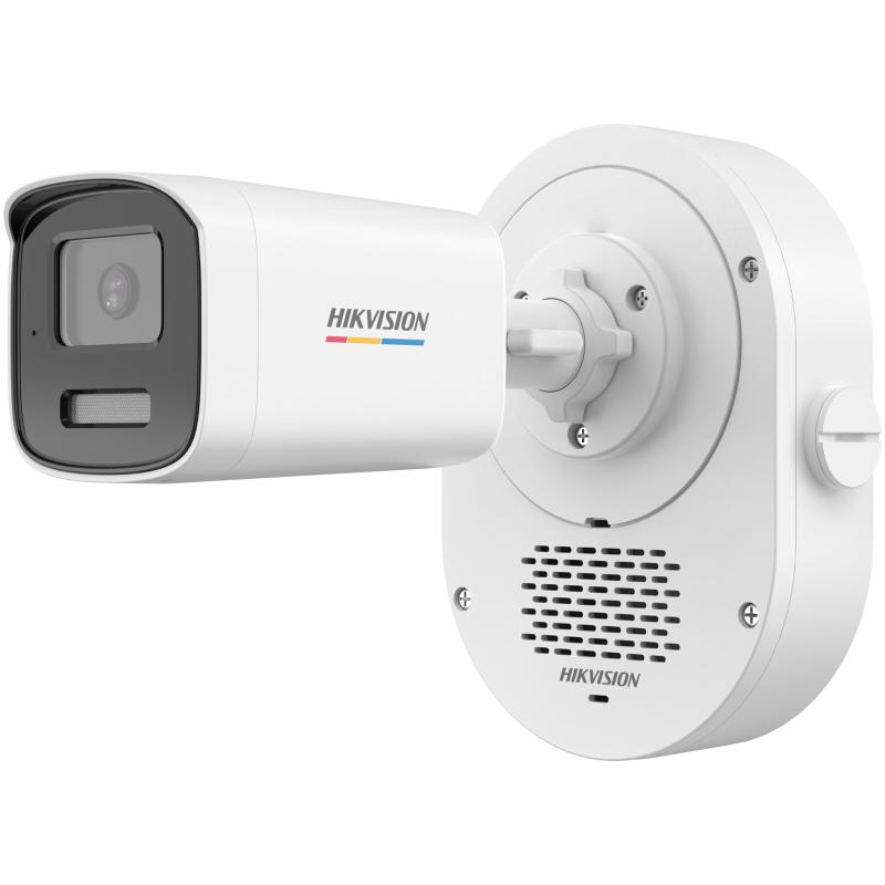 DS-2CE13DF0T-LXTS 3.6MM 2MP SoundMax Two Way Audio & Siren Fixed Bullet Camera