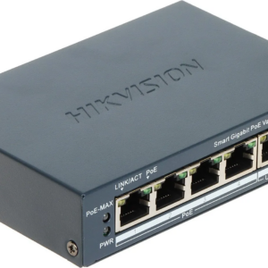 Hikvision DS-3E1505P-EI/M – 4 Port Gigabit Smart PoE Switch